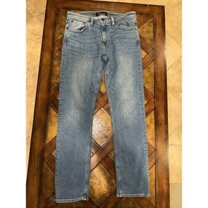 Revtown Sharp Jeans Mens 32x31 Blue Denim Straight Leg Decade Denim